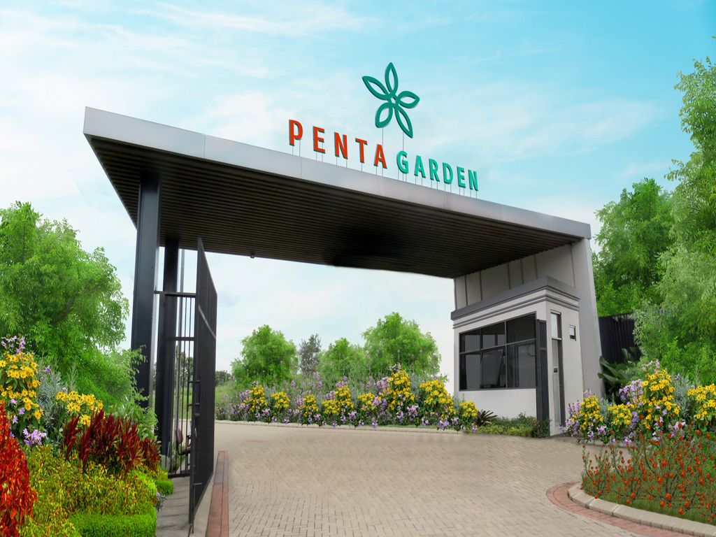 foto gerbang perumahan Penta Garden