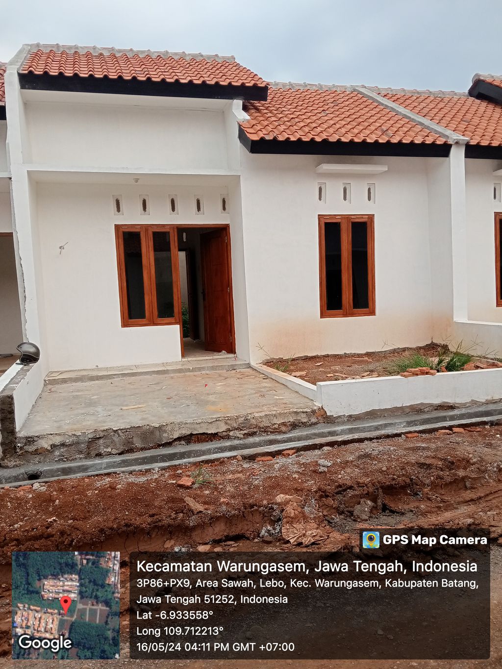 foto tampak rumah tipe 30 perumahan Perumahan Prima Garden 4
