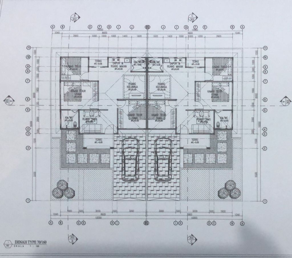 foto denah rumah tipe R70 perumahan CITRA PELITA 11