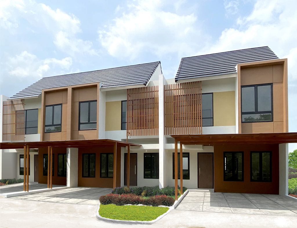 foto tampak rumah tipe CASA FAMILIA 55/78 (FEB 24) perumahan PANJIBUWONO RESIDENCE