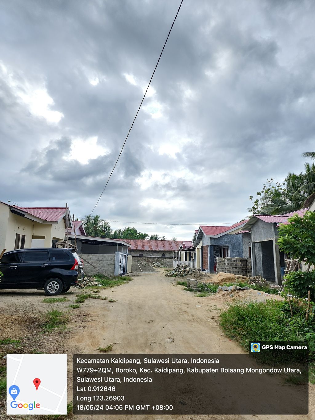 foto posisi tengah perumahan Griya Pinagut Lestari 3