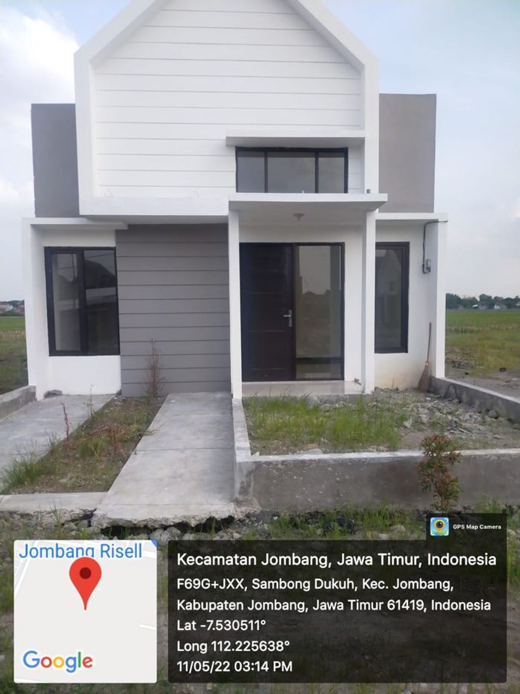 foto tampak rumah tipe ANIEZA 36/66 perumahan THE KHADEFA RESIDENCE