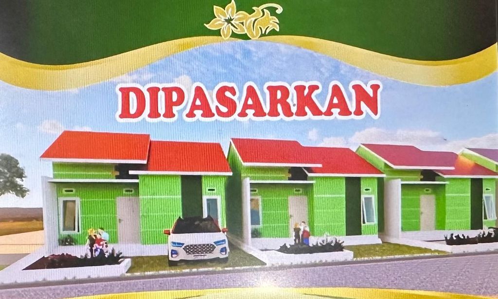 foto tampak rumah tipe 36 perumahan AGIS Villages 2