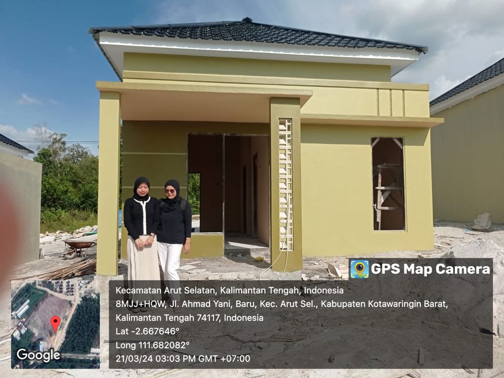 foto tampak rumah tipe 45 perumahan GRAND SYIFA RESIDENCE