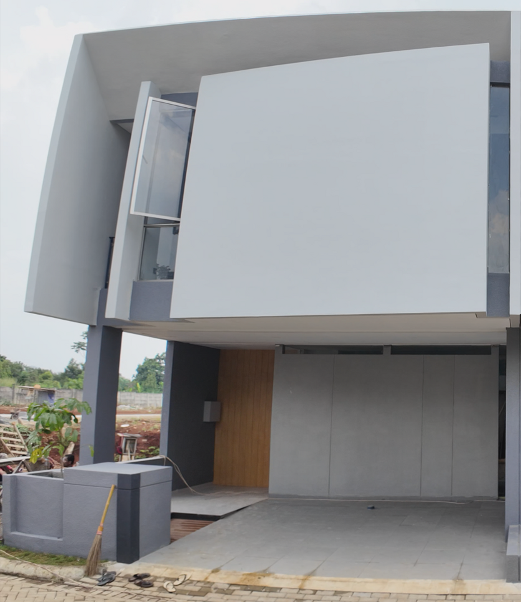 foto tampak rumah tipe A perumahan THE WYNWOOD