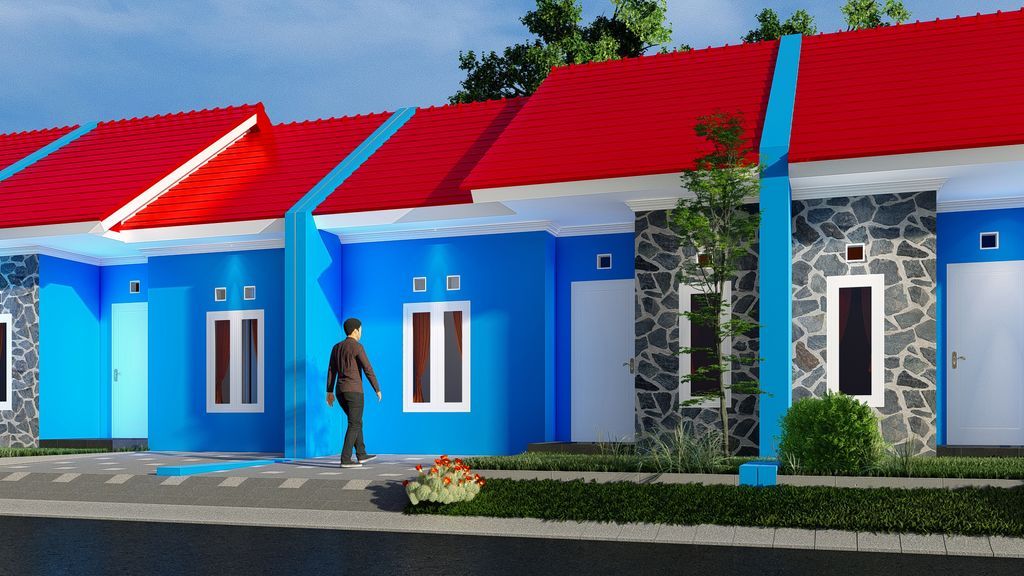 foto tampak rumah tipe 30 perumahan PERUMAHAN NAINA GRAHA III