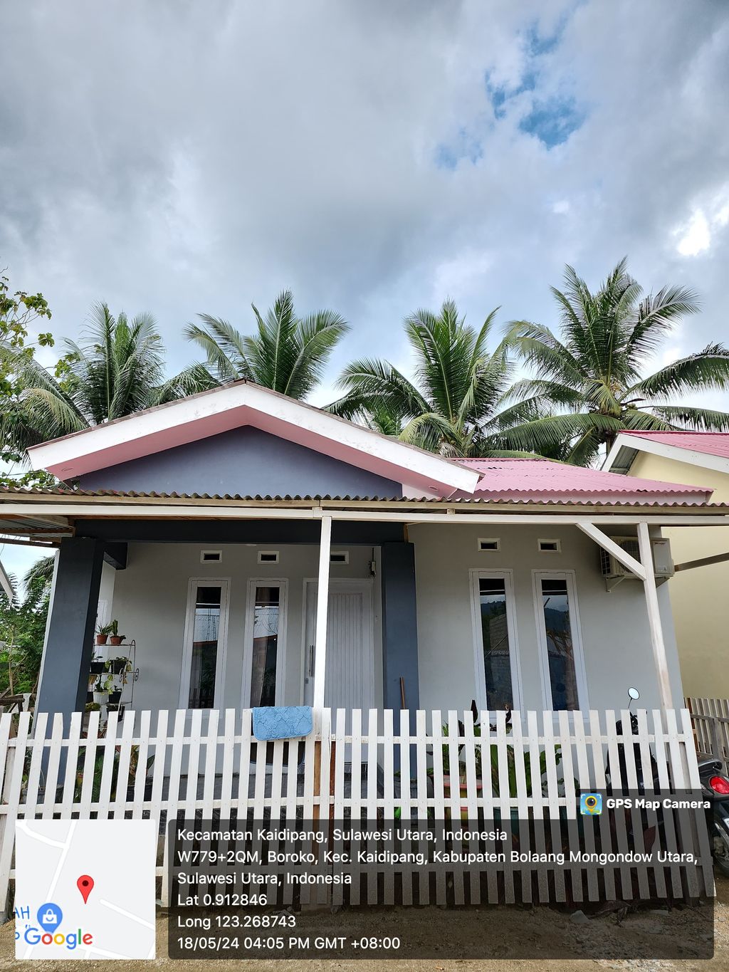 foto tampak rumah tipe 36 plus perumahan Griya Pinagut Lestari 3