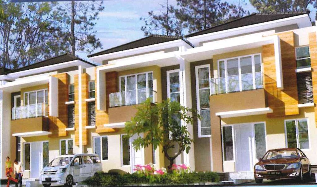 foto tampak rumah tipe PAPYRUS (149/163) perumahan PIANO GOLF & SERENADE LAGOON - GOLF ISLAND