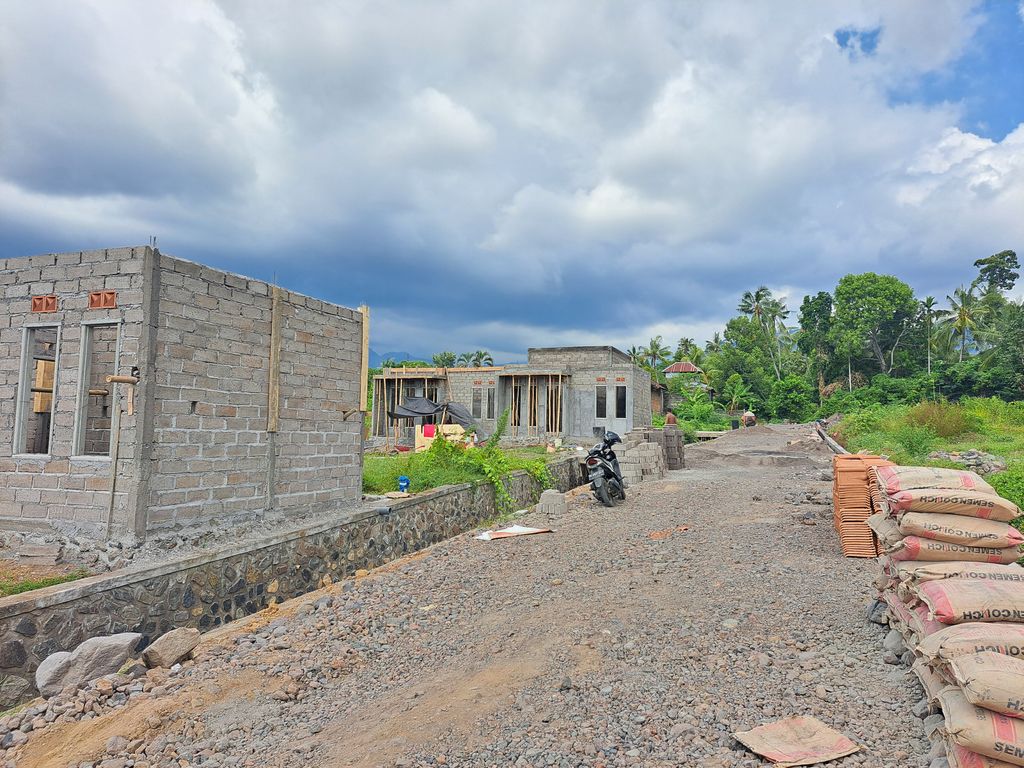foto posisi tengah perumahan KRISNA GRAHA SANGKET 2 TAHAP 1
