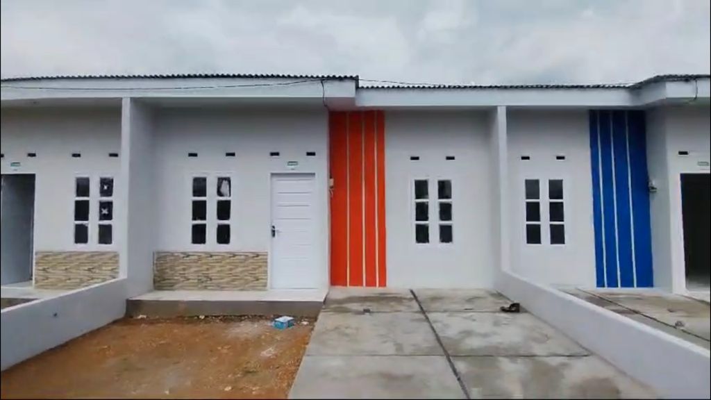 foto tampak rumah tipe 32/72 perumahan BUKIT ASERA.