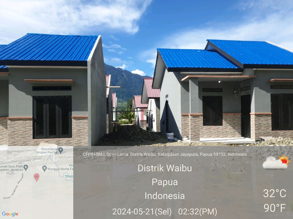 foto posisi tengah perumahan GREEN WAIBU II D DOYO LAMA