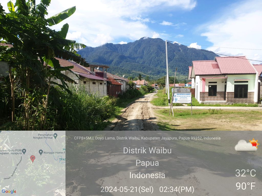 foto gerbang perumahan GREEN WAIBU II D DOYO LAMA