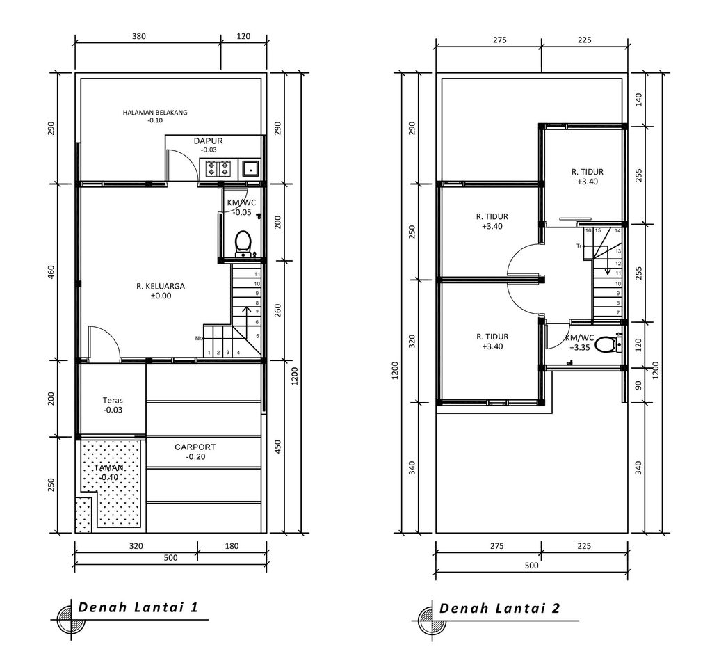 foto denah rumah tipe Compact (3 kamar) 563 perumahan G-Land Katapang Residence 1