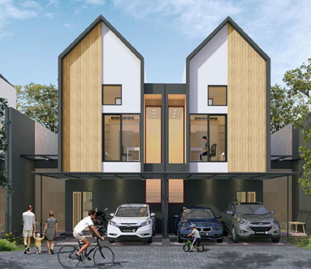 foto tampak rumah tipe Como A perumahan NAIRA RESIDENCE 2