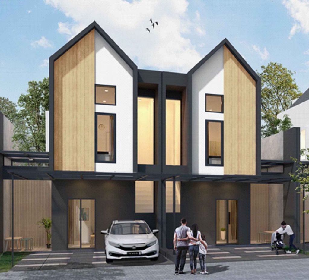 foto tampak rumah tipe Alexandrina perumahan NAIRA RESIDENCE 2