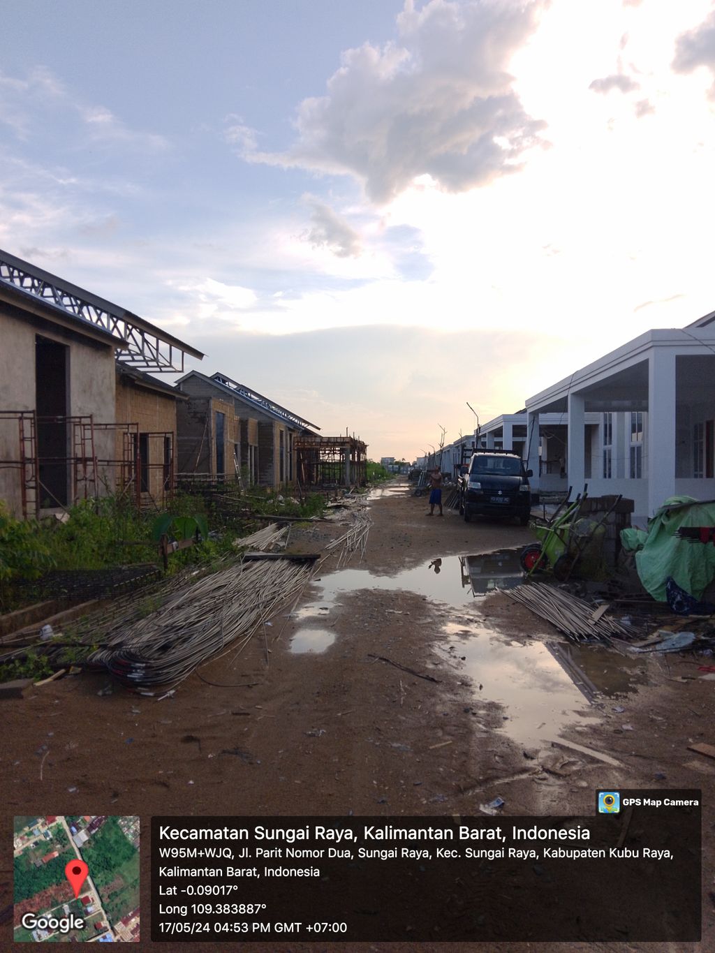 foto posisi tengah perumahan DAUN HIJAU 2