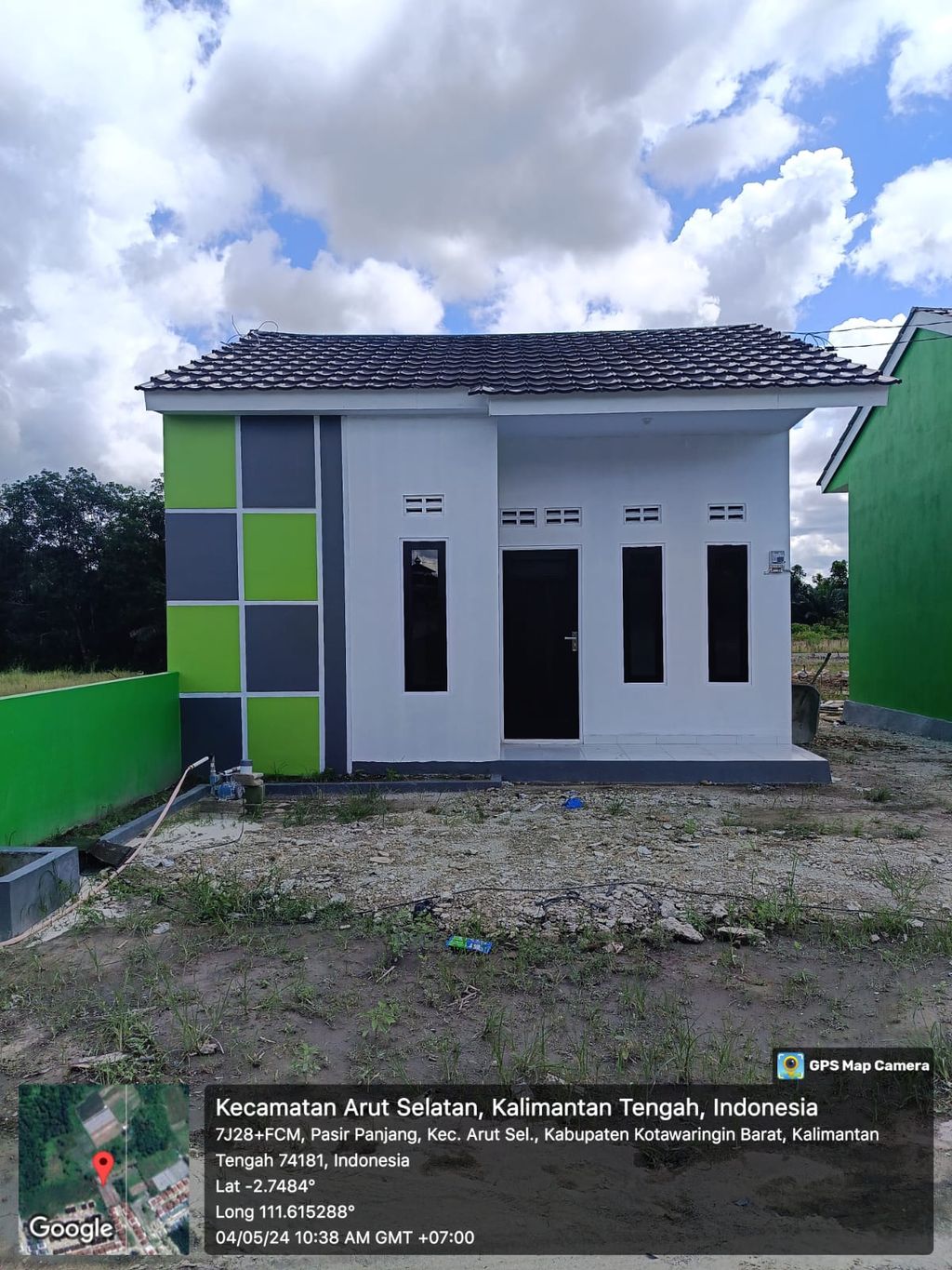 foto tampak rumah tipe 36 perumahan GRAHA HASTINA VI