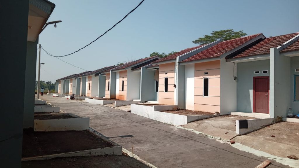 foto tampak rumah tipe 30/60 perumahan PURI ASOKA