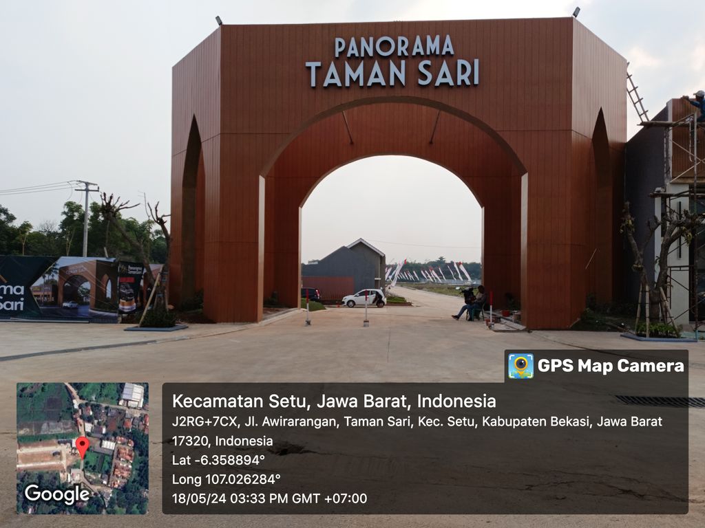 foto gerbang perumahan PANORAMA TAMAN SARI