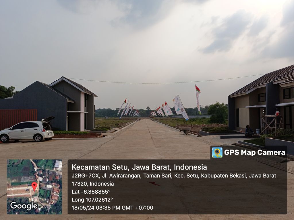 foto posisi tengah perumahan PANORAMA TAMAN SARI