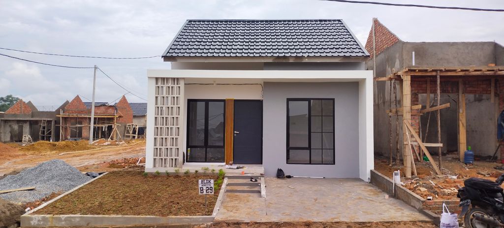 foto contoh rumah perumahan PERMATA LAND 3 AMETIS