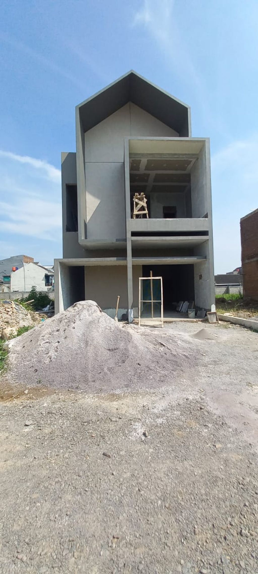 foto tampak rumah tipe 120 (A23) perumahan Kopo Harmonis Townhouse