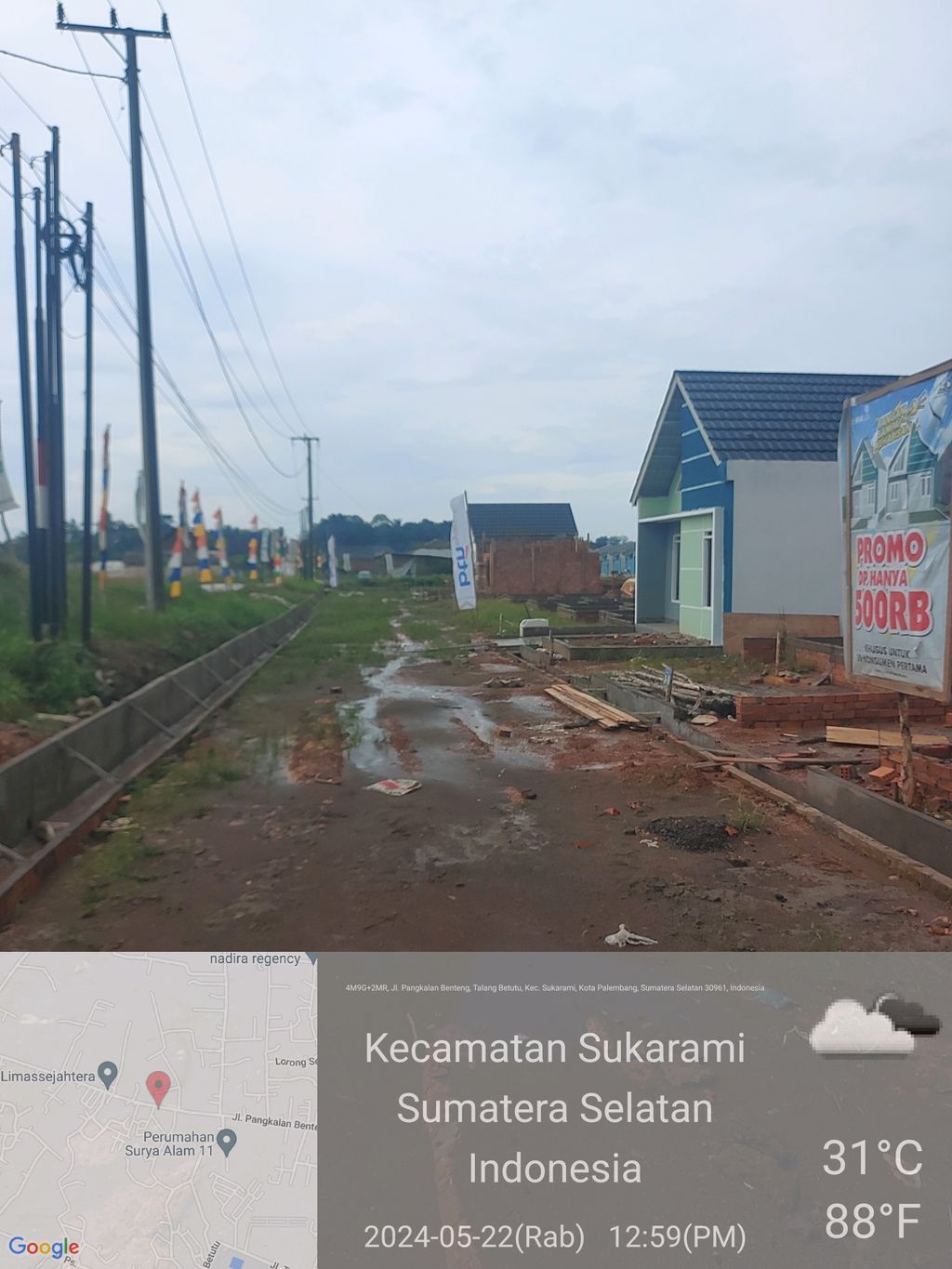 foto posisi tengah perumahan PERUMAHAN KALINKA RESIDENCE