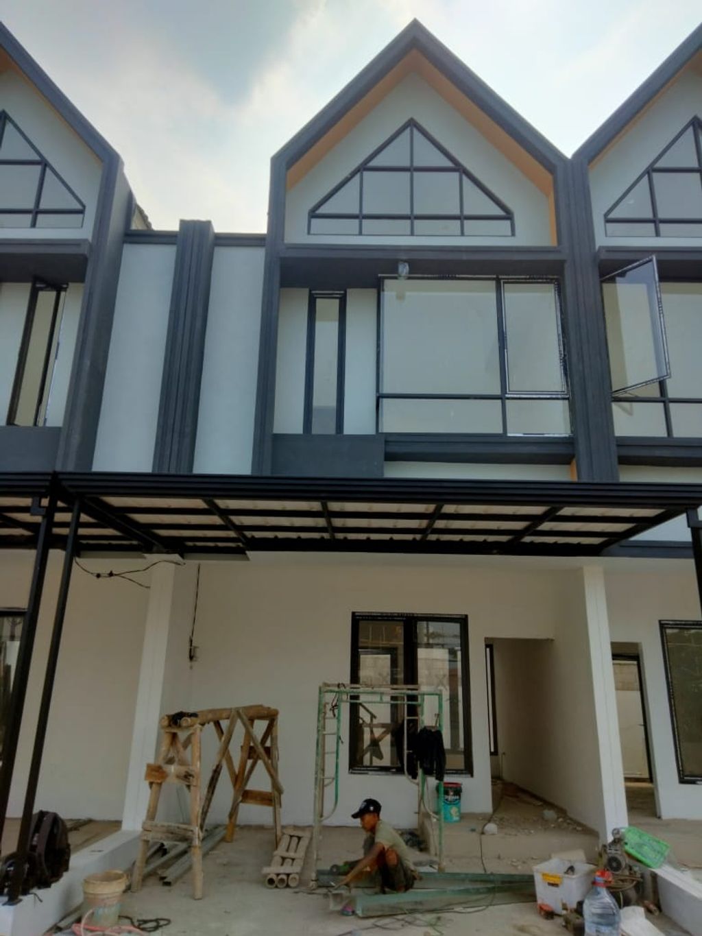 foto tampak rumah tipe 60 Compact Minimalis HC (740) perumahan G-Land Padalarang Estate