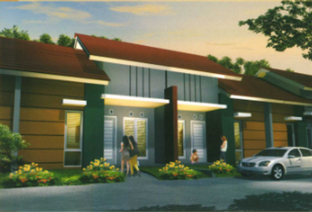 foto tampak rumah tipe 36/72 (Standart) perumahan CENTRAL PARK RESIDENCE 