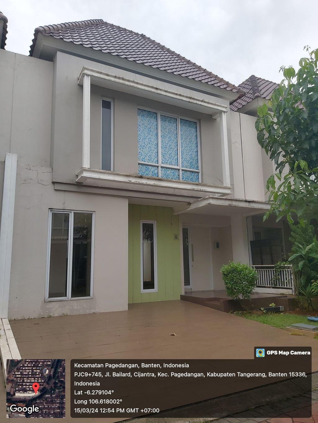 foto tampak rumah tipe LATIGO 6/10 perumahan CARRILLO RESIDENCE