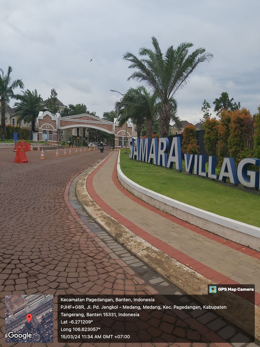 foto gerbang perumahan CLUSTER NEW SAMARA VILLAGE