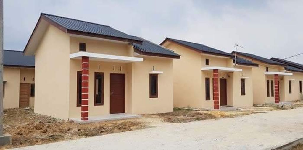 foto tampak rumah tipe 36 perumahan Griya Teratai Indah