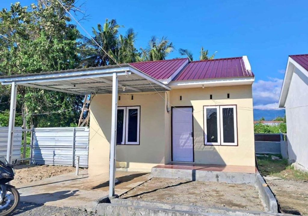 foto tampak rumah tipe 36 m2 perumahan Biromaru Residence