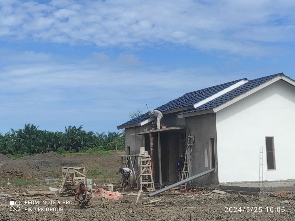 foto contoh rumah perumahan Bukit intan residence tahap 4