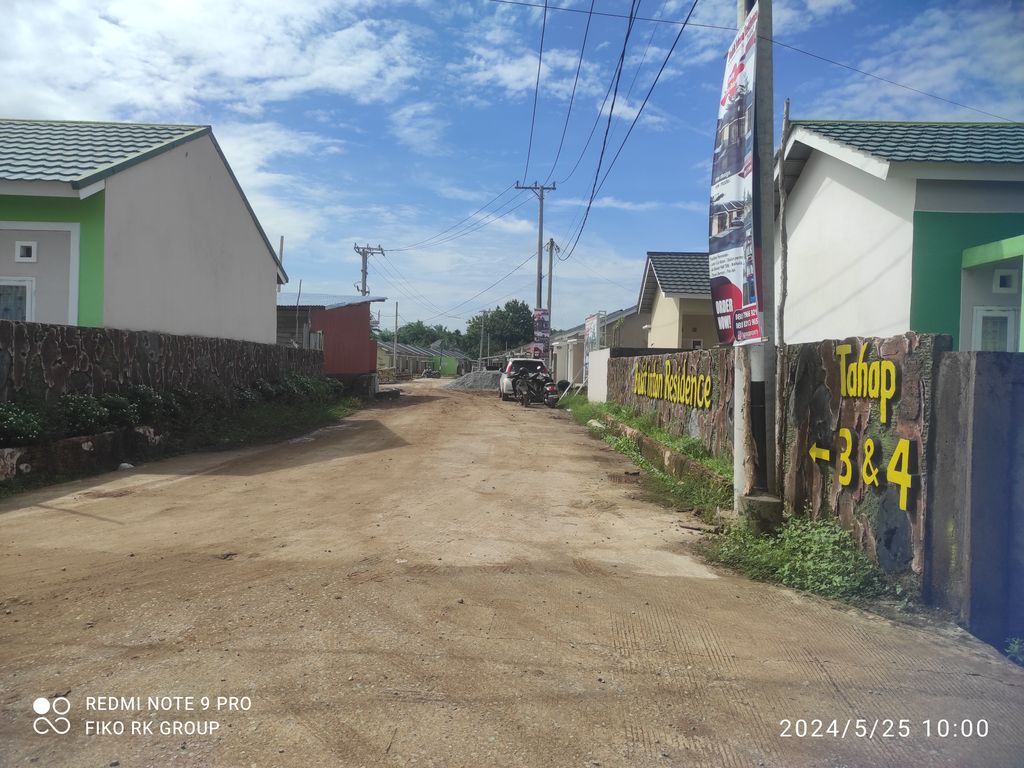 foto gerbang perumahan Bukit intan residence tahap 4