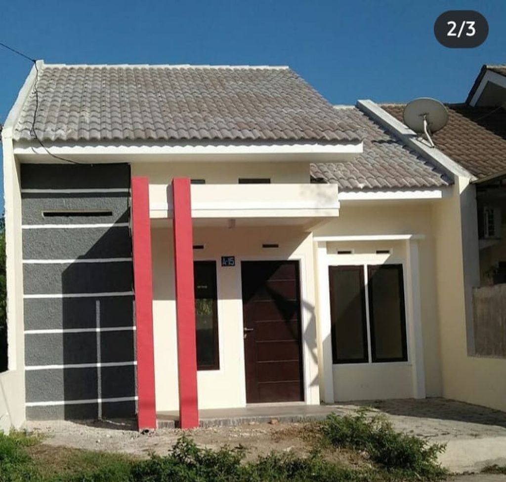 foto tampak rumah tipe 54 perumahan Purworejo Regency