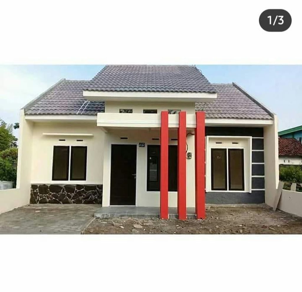 foto tampak rumah tipe 72 perumahan Purworejo Regency