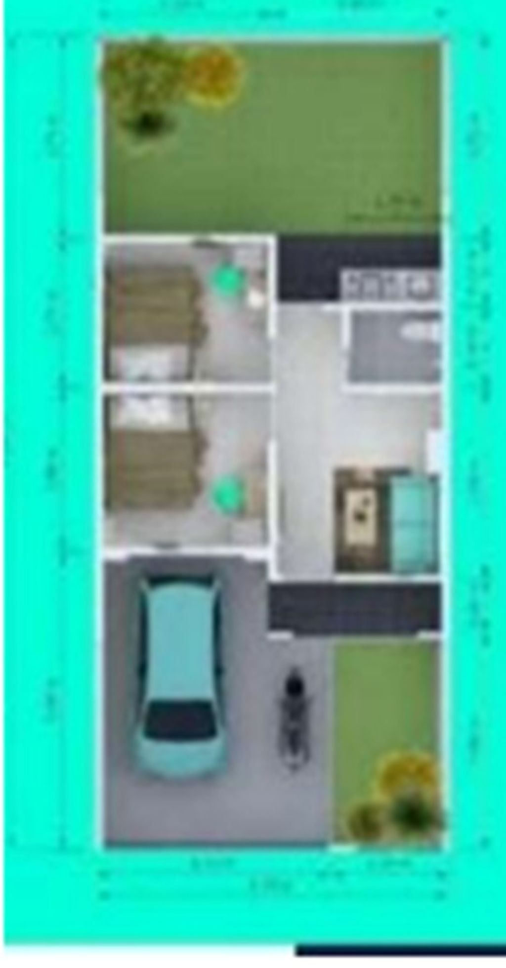 foto denah rumah tipe KOMERSIL perumahan Karang Anyar Residence