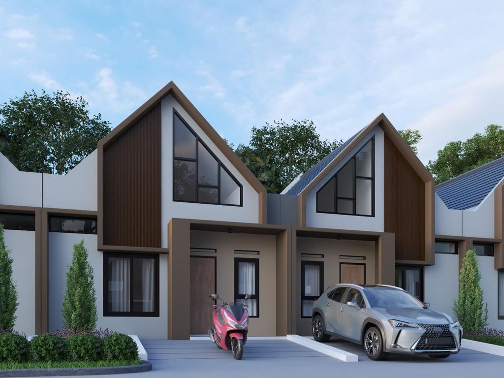 foto tampak rumah tipe 43/72 TOPAZ perumahan CASA SAMALA EXT
