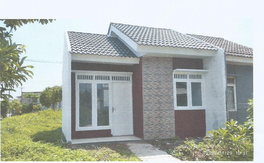 foto tampak rumah tipe 22/130 perumahan SUROPATI RESIDENCE 2023