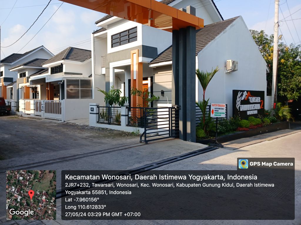 foto gerbang perumahan CLUSTER TAMAN KUSUMA 2
