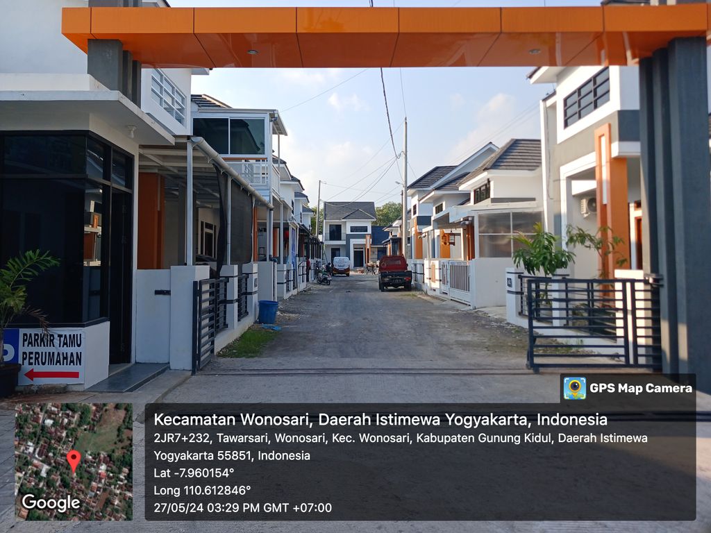 foto posisi tengah perumahan CLUSTER TAMAN KUSUMA 2