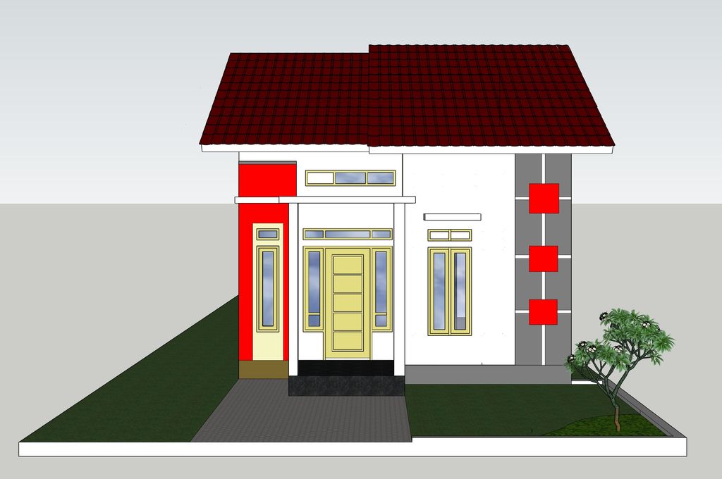 foto tampak rumah tipe 36 perumahan WIDHYATAMA RESIDENCE 1