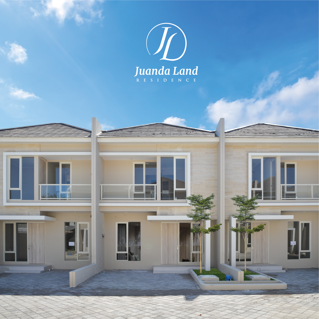 foto tampak rumah tipe DELUXE perumahan Juanda Land Residence
