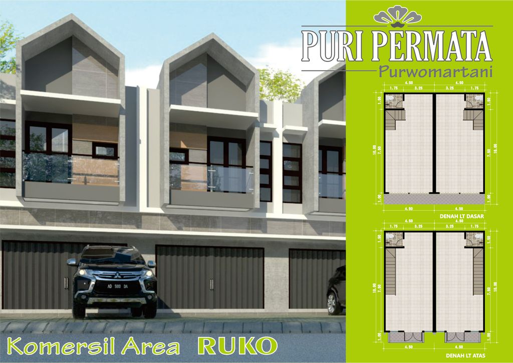 foto tampak rumah tipe RUKO perumahan PERUMAHAN PURI PERMATA PURWOMARTANI