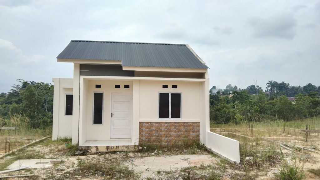 foto tampak rumah tipe 36 perumahan TENAYAN GRAND HILL