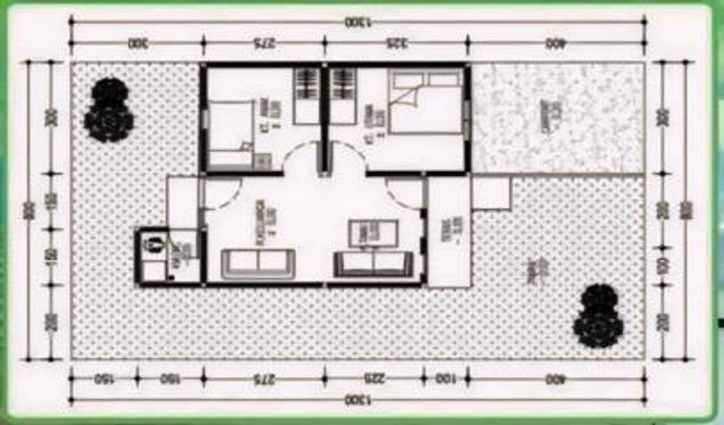 foto denah rumah tipe 36 perumahan TENAYAN GRAND HILL