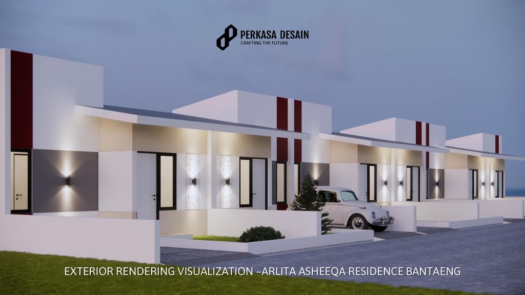 foto tampak rumah tipe 36 perumahan ARLITA ASHEEQA RESIDENCE