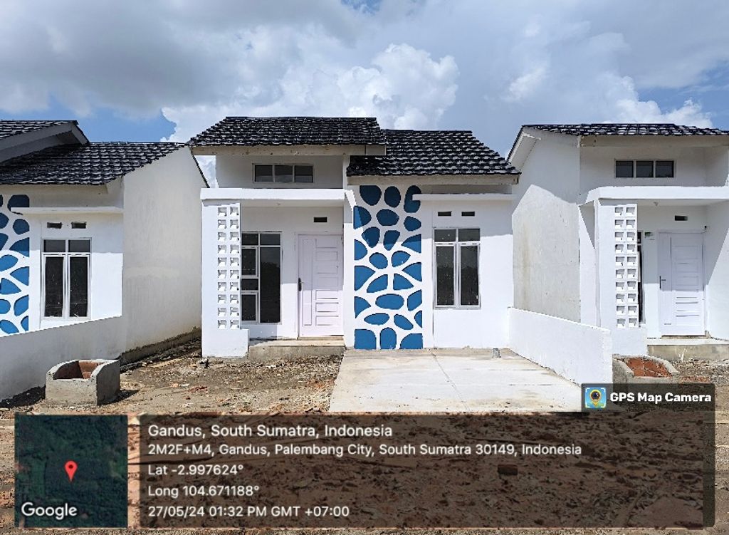 foto tampak rumah tipe 36 perumahan TAMAN ASRI GANDUS 2 TAHAP 3