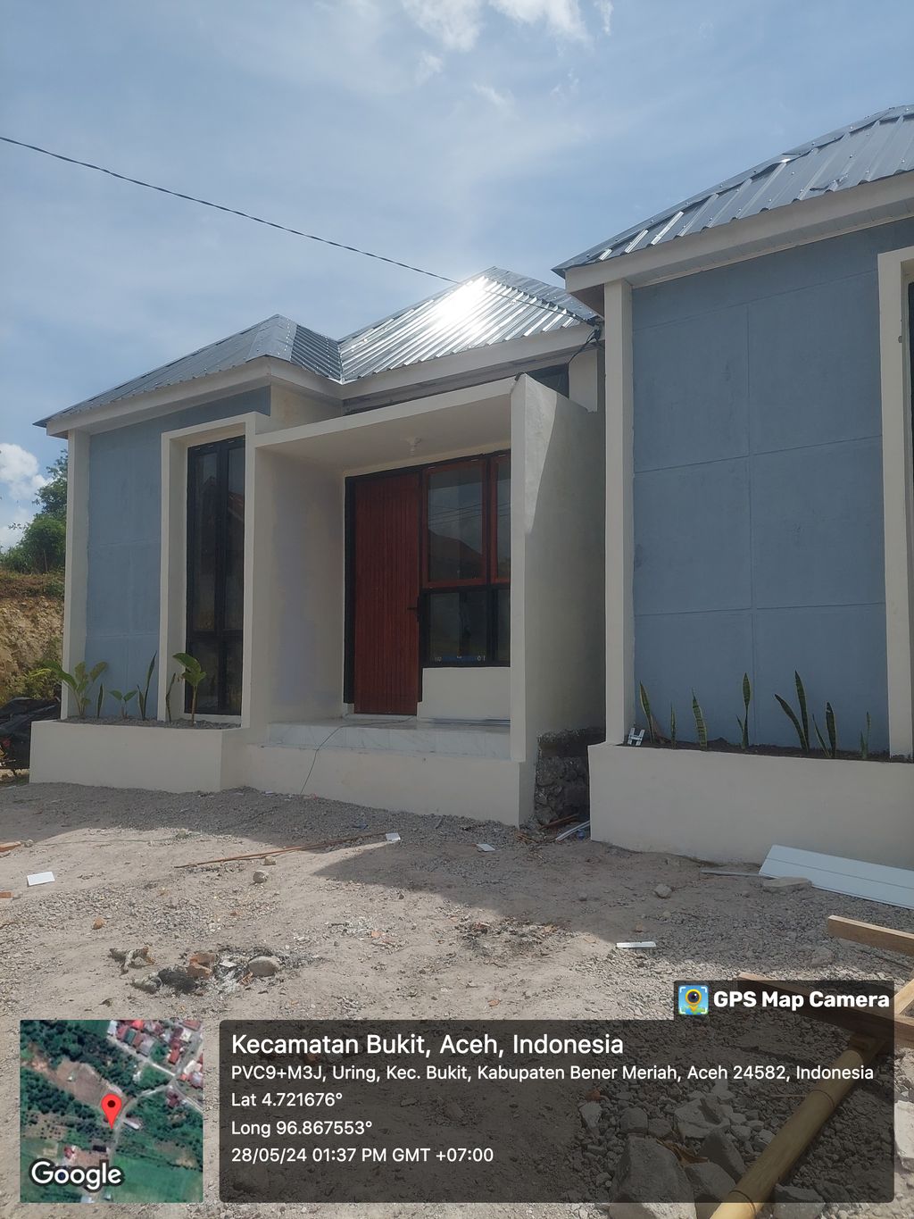 foto posisi tengah perumahan GRAND URING